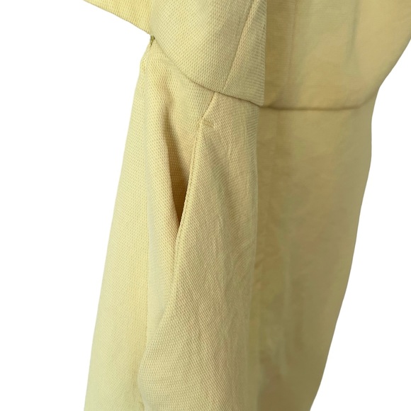 Wilfred Aritzia Aperture Romper Pale Yellow Size 4 - Picture 5 of 16